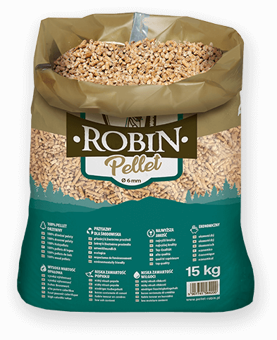 worek pelletu opałowego Robin do kupienia w Błażowej lub sklepie internetowym